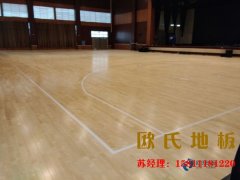 常用的籃球場(chǎng)地板施工