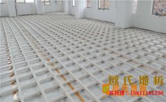 福建楓樺木籃球場(chǎng)地板安裝